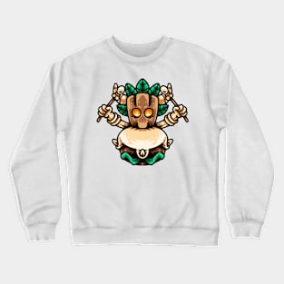 Tiki And The Drum Crewneck Sweatshirt